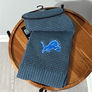 NWT-Detroit Lions Little Earth Waffle Scarf